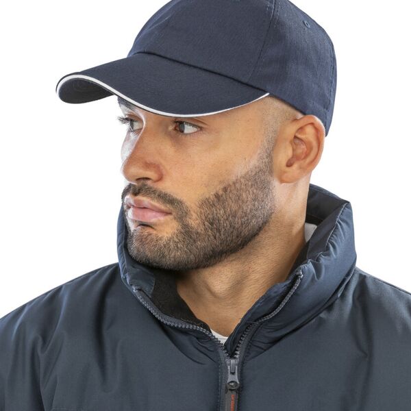 Herringbone cap with sandwich peak Thumbnail