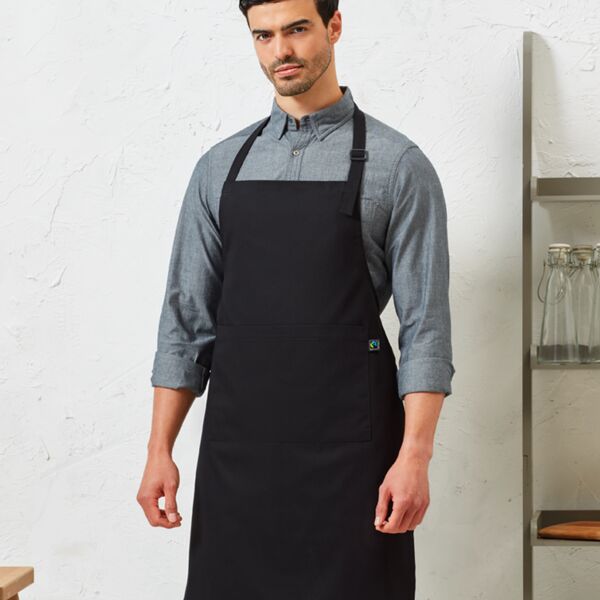 Premier Fairtrade Organic Cotton Bib Apron Thumbnail