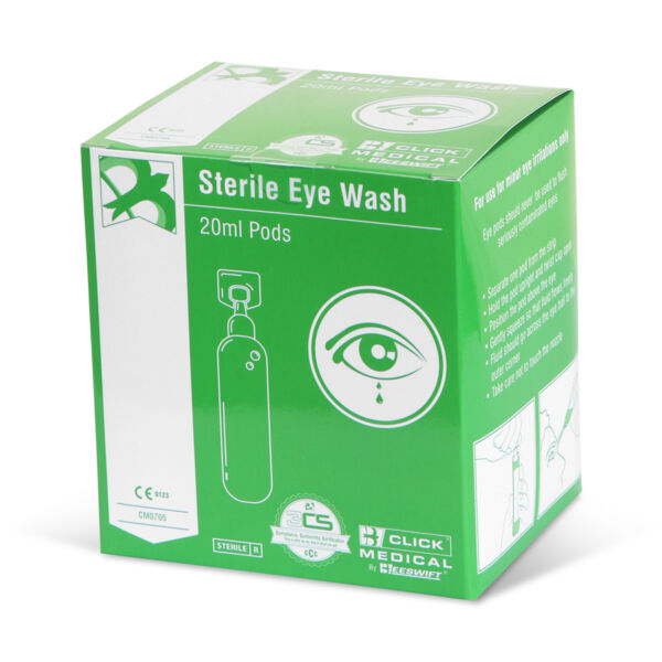 Eyewash Pods Pack 25 X 20ml Clear Thumbnail
